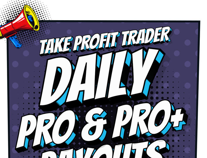 Cartoon Woman Image Take Profit Trader coupon code: HELLO for 50% off activation. Save on futures trading programs